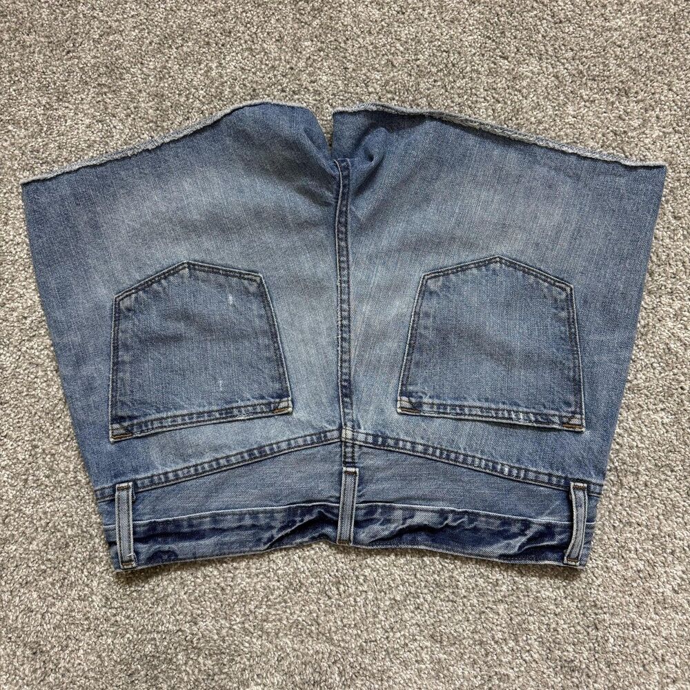 J.Crew Shorts Womens 28 Blue Broken-In Boyfriend Denim Distressed Raw Hem Cutoff - Picture 2 of 16